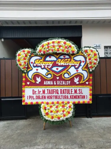 Papan Bunga Pernikahan buniayu