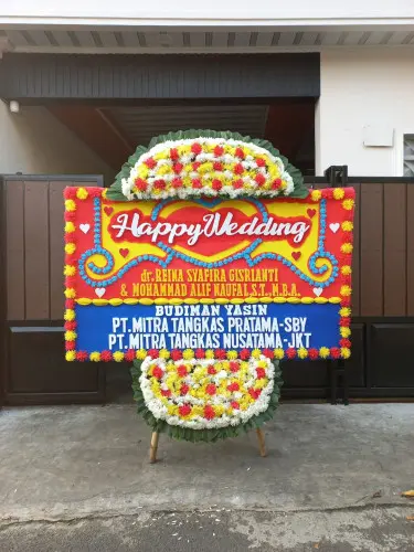 Papan Bunga Pernikahan buniayu