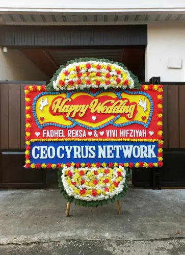 Papan Bunga Pernikahan buniayu