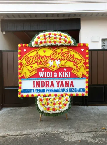 Papan Bunga Pernikahan buniayu